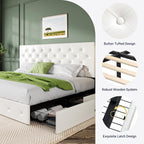 Allewie King Size Platform Bed Frame - Image 6