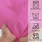 Simplebrand Hot Pink Sheer Curtains 72 Inches Long 2 Panels - Image 6
