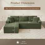 95" Sectional Couches for Living Room Cloud Couch Sofa - Image 2