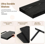 36 Inch Floating Shelves, 12 Inch Deep Floating Shelves - Image 5