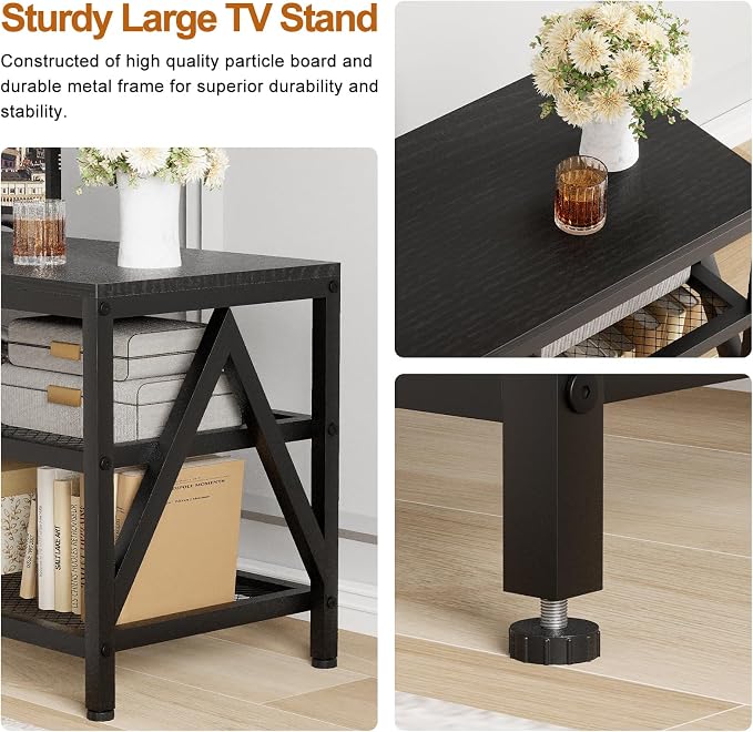 TV Stand for TVs up to 75 Inch, Entertainment Center for Living Room - Image 3