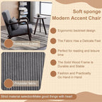 Beige Midcentury Modern Accent Chair - Image 5