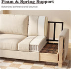 Apicizon Cloud Couches Living Room Furniture Sets, 3 Seater Sofa & 3 Seater Sofa - Image 5