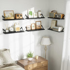 SRIWATANA Floating Shelves for Wall Decor, Wood Wall Shelves for Bathroom - Image 5
