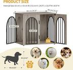 Hzuaneri 26.8'' Wooden Dog Crate Furniture, Indoor Dog Kennel Dogs Cage - Image 2
