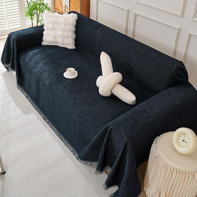 VClife Couch Cover for Sofa, Soft Washable Chenille Couch Covers for 2 Cushion - Image 6