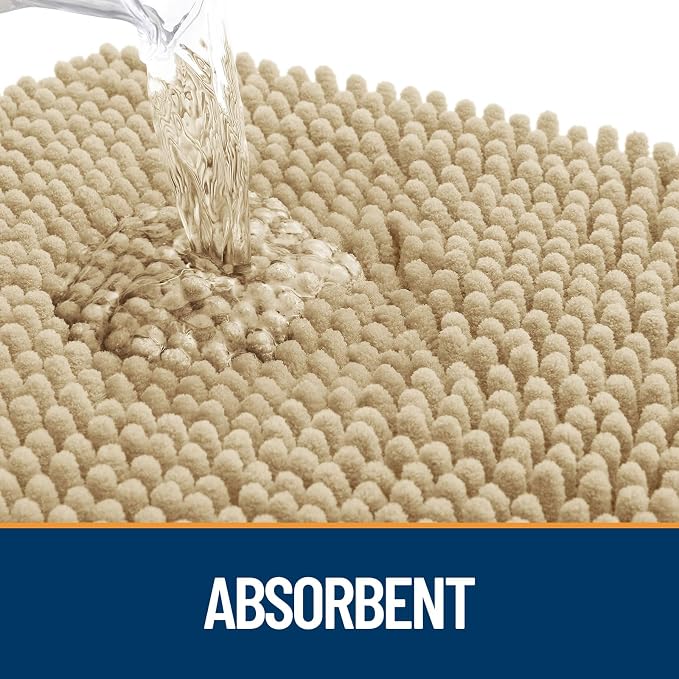 OLANLY Dog Door Mat for Muddy Paws 30x17, Super Absorbent Chenille Mud Mat | - Image 3
