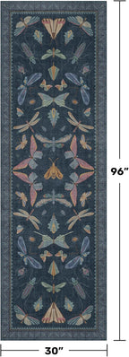 Vintage 2'6"x8' Kitchen Rugs Washable, Non Slip 8ft Long Rugs - Image 2