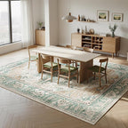 8x10 Moroccan Retro Washable Area Rugs - Image 7