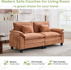 Oprisen 86" Modular Sectional Sofa, Comfy Cloud Couch Sectional Sofa, Chenille - Image 6