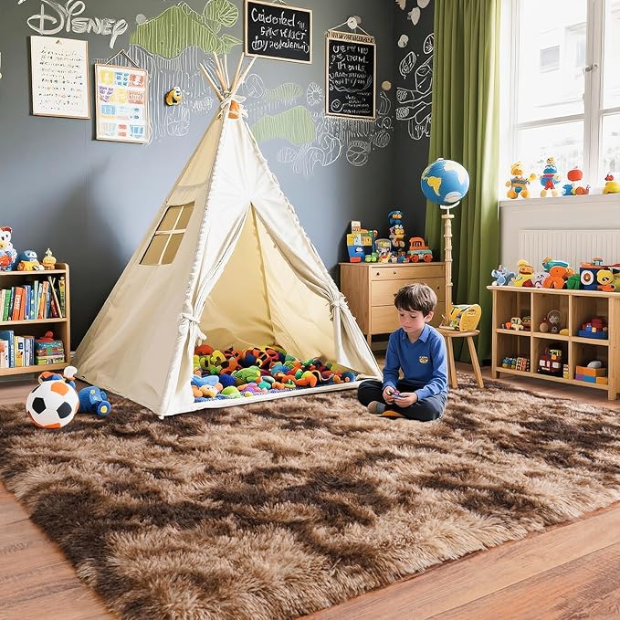 9x12 Area Rug for Living Room, Shag Large Rug for Bedroom - Image 6