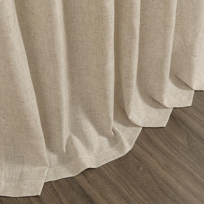 Taupe Burlywood Linen 144 Inch Curtains - Image 9