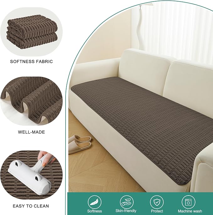 Foxdecor Couch Cover Sofa Covers Washable, Dog Bed Cover Couch Covers - Image 3