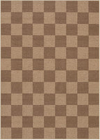 Lahome Checkered Easy Jute Living Room Rug, 5x7 Outdoor Patio Rugs Washable | - Image 9