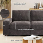 TEKAMON 128" Modular Sofa Couch - Image 6