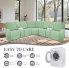 100% Waterproof Sectional Recliner Couch Covers - Image 8