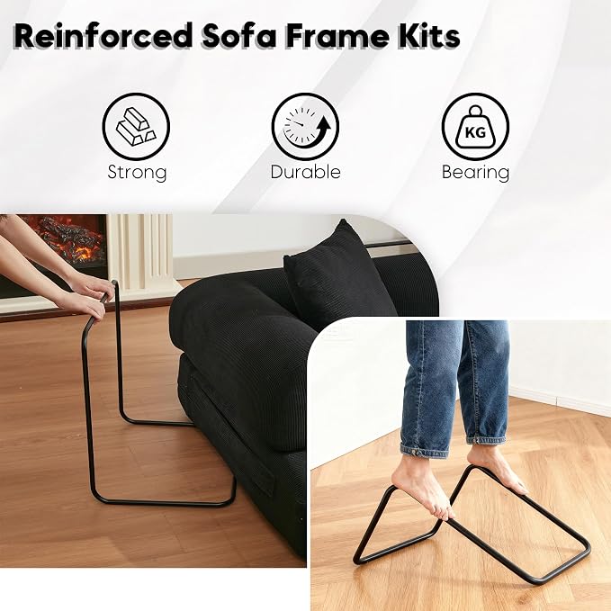 ZEIINPA Convertible Sleeper Sofa Bed - Image 5