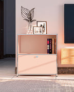 32.5-Inch Flip-Top Side Table & Buffet Cabinet - Image 2