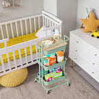 DTK 3 Tier Rolling Utility Cart - Image 6