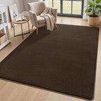 2x10 Runner Rug for Hallway, Long Runner Rugs Non Slip, Coffee | Soft Washable - Image 7