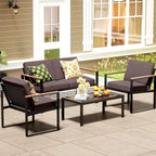8Pcs Patio Cushion Covers, Outdoor Stretch Cushion Covers, Washable | Stretch - Image 7