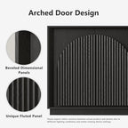 WIN2WIN 65" Fluted Sideboard Buffet Cabinet - Image 4