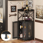 JKsmart Corner Bar Cabinet - Image 5