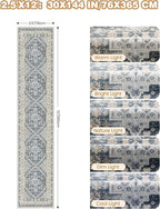 Runners for Hallway 12ft, Non-Slip Long Bathroom Rugs, Living Room, Soft - Image 2