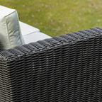 Outsunny 2 Piece Patio Wicker Corner Sofa Set, Outdoor PE Rattan Furniture - Image 9