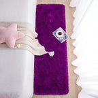 Chicrug Soft Runner Rugs for Bedroom Living Room Plush Fluffy Rug 2x6 | Shag - Image 5