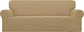 Easy-Going Stretch Oversized Sofa Couch Slipcover Washable Golden | 1-Piece by Easy-Going