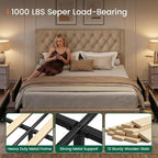 LARMACE King Size Bed Frame - Image 6