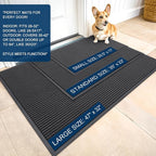 OLANLY Front Door Mat 29.5x17, Waterproof Heavy-Duty Indoor Outdoor Doormat | - Image 2