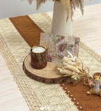 FEXIA Boho Table Runner 60 Inches Long Macrame Summer Decor Coffee Table Cover - Image 6