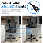 Drafting Chair Tall Office Chair - Image 6