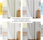 NICETOWN 100% Absolutely Blackout Linen Curtains - Image 2