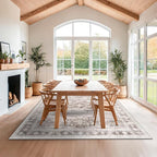Boho Beige Rug for Living Room - Image 3