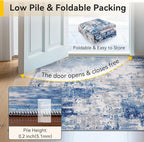RELEANY Washable Round 4ft Area Rug - Image 5