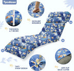 Waterproof Outdoor Chaise Lounge Chair Cushion 74.4 x 22 x 4.7 Inches Memory - Image 5