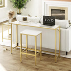 MAHANCRIS Console Table, Narrow Sofa Table, 43.3” Entrance Table - Image 4