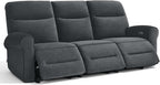 MCombo 87.8" Wall Hugger Power Reclining Sofa, 3-Seat Triple Recliner Couch by MCombo