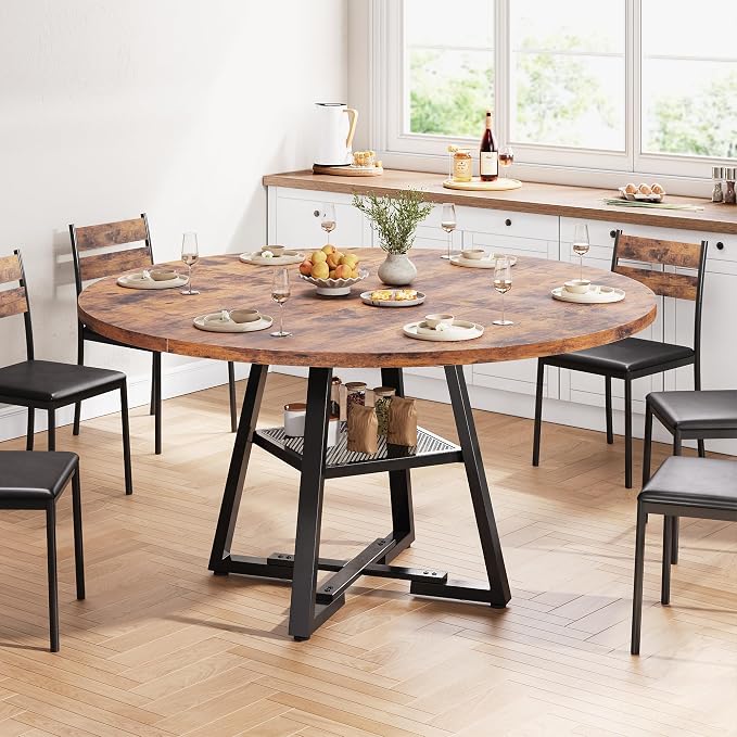 Jocoevol 51'' Round Dining Table - Image 3