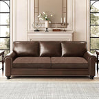 ANARACHON Leather Look Couch Cushion Covers Sofa Seat Slipcovers Sets Couches - Image 2
