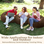 Realspring Inflatable Bean Bag Chairs Outdoor Blow up Camping Chairs Inflatable - Image 4