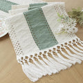 FEXIA Sage Green Table Runner 48 Inches Long by FEXIA