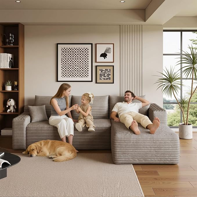 AUGOP 96" Sectional Couches for Living Room Modern Modular Sofa - Image 8