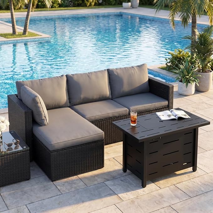 SUNLEI 4-Piece Patio Furniture Set by SUNLEI