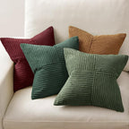 MIULEE Boho Christmas Green Decorative Throw Pillow Covers 20x20 Set of 4 - Image 4