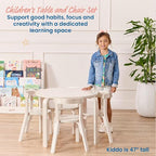 ECR4Kids Bentwood Table and Curved Back Chair Set, Kids Furniture - Image 3