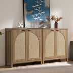 SICOTAS 68" W Rattan Sideboard Buffet Cabinet by SICOTAS